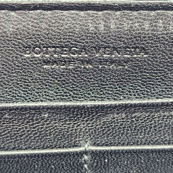 Bottega Veneta Intrecciato Leather Zip Around Wallet in Black - Picture 7 of 9